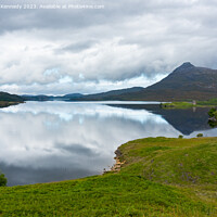 Buy canvas prints of Loch Assynt and Quinag, Sutherland, Scotland by Howard Kennedy