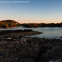 Buy canvas prints of Sunset at Clachtoll, Scotland by Howard Kennedy