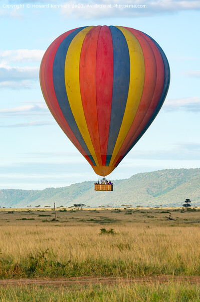 Balloon flight over the Masai Mara Picture Board by Howard Kennedy
