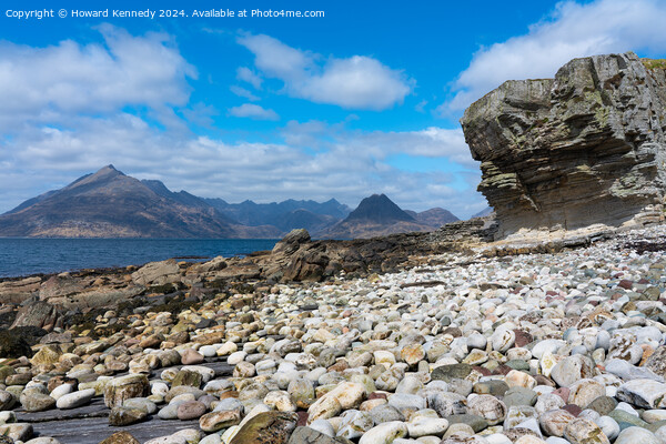 Cuillins from Elgol, Isle of Skye Scotland Picture Board by Howard Kennedy