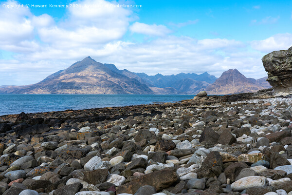 The Cuillins from Elgol, Isle of Skye, Scotland Picture Board by Howard Kennedy