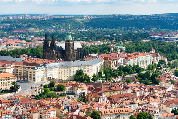 Prague Castle and the Cathedral of St Vitus Picture Board by Howard Kennedy