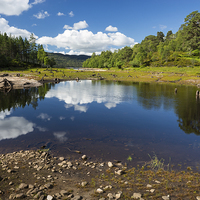 Buy canvas prints of Reflections in Glen Affric by Howard Kennedy