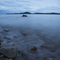 Buy canvas prints of Summer Isles from Achiltibuie at dusk by Howard Kennedy