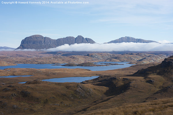 Suilven from the foothills of Stac Pollaidh Picture Board by Howard Kennedy