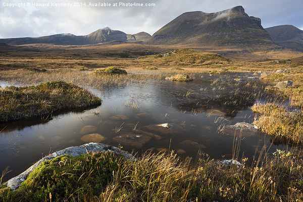 Quinag Morning Picture Board by Howard Kennedy