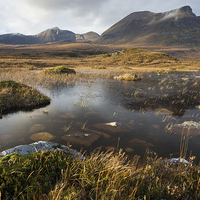 Buy canvas prints of Quinag Morning by Howard Kennedy