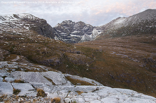 An Teallach Dawn Picture Board by Howard Kennedy