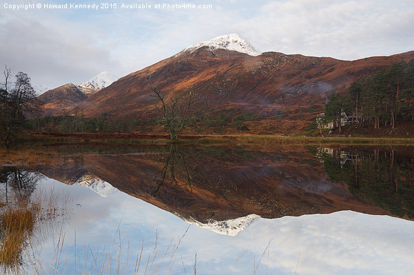 Affric Reflections Picture Board by Howard Kennedy