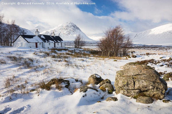 Winter in the Highlands Picture Board by Howard Kennedy