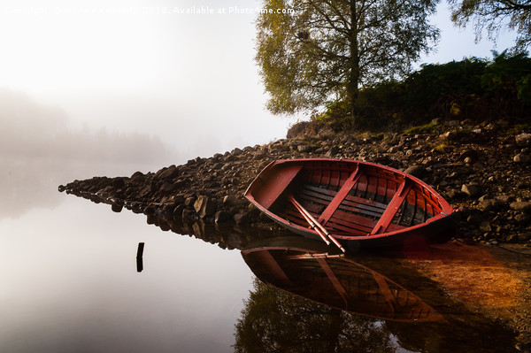 Misty Morning on Loch Affric Picture Board by Howard Kennedy
