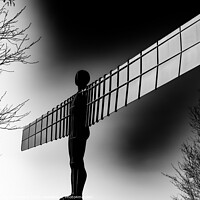 Buy canvas prints of Angel Of The North #4 by Miguel Herrera