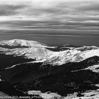 Buy canvas prints of Black & White mountains by Paul Piciu-Horvat