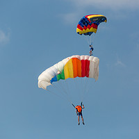 Buy canvas prints of Parachute Jumpers by Paul Piciu-Horvat
