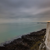 Buy canvas prints of White Cliffs of Dover at Dusk by Paul Piciu-Horvat