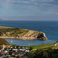 Buy canvas prints of Lulworth Cove & West Lulworth by Paul Piciu-Horvat