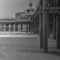 Buy canvas prints of  North Pier by Richard Auty