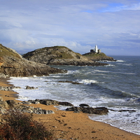 Buy canvas prints of  Limeslade Beach, Mumbles, Gower, Swansea by Jane Emery