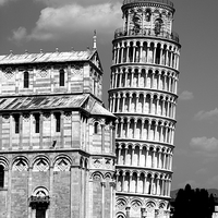 Buy canvas prints of  Leaning Tower of Pisa by Jane Emery