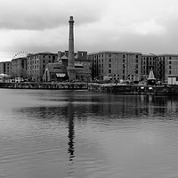 Buy canvas prints of The Albert Dock, Liverpool by Jane Emery