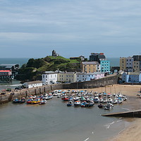 Buy canvas prints of Tenby Harbour by Jane Emery