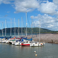 Buy canvas prints of Waiting for the Tide at Porlock by Jane Emery