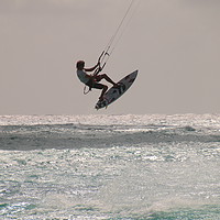 Buy canvas prints of Kite Surfing by Jane Emery