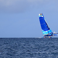 Buy canvas prints of Concise - Barbados Round the Island Race by Jane Emery