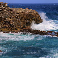 Buy canvas prints of North Point Barbados by Jane Emery