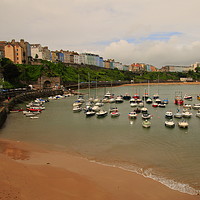 Buy canvas prints of Tenby Harbour Tides In by Jane Emery
