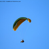 Buy canvas prints of Sky object, Hang Gliding by Jane Emery