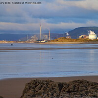 Buy canvas prints of Rest Bay to Port Talbot by Jane Emery