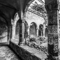 Buy canvas prints of  Cloisters of San Francesco by Russell Cram