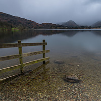 Buy canvas prints of Grasmere Fence by Russell Cram