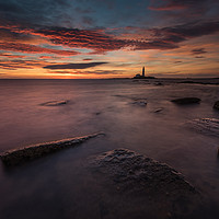 Buy canvas prints of Red sky in the morning, shepherd's warning by Russell Cram