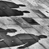 Buy canvas prints of Shadows on the ground by Jeremy Moseley