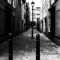 Buy canvas prints of London, Alleyway by Jeremy Moseley