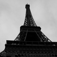 Buy canvas prints of The Eiffel tower, Paris. by Jeremy Moseley