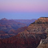 Buy canvas prints of  Dusk At The Grand Canyon by Carolyn Farthing-Dunn