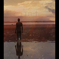 Buy canvas prints of Iron Man of Crosby by Ash Harding