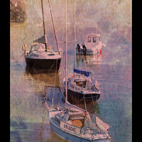 Buy canvas prints of Ships and Boats Textured Art by Ash Harding