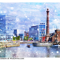 Buy canvas prints of Pumphouse in the Snow by Ash Harding