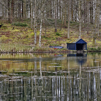 Buy canvas prints of The Boathouse by Eddie Oliver