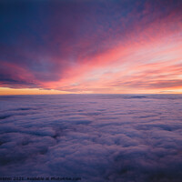 Buy canvas prints of From above the clouds by Louise Wilden