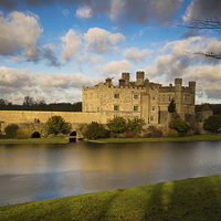 Buy canvas prints of  Leeds Castle by Louise Wilden