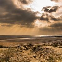 Buy canvas prints of Camber Sands Sunlight by Louise Wilden