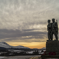 Buy canvas prints of  Commandos Memorial by Graham Pickavance