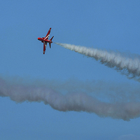 Buy canvas prints of  Red Arrow by Graham Pickavance