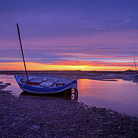 Buy canvas prints of Burnham Overy Staithe Afterglow by Antony Burch