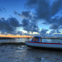 Buy canvas prints of Brancaster Staithe Sunset by Antony Burch